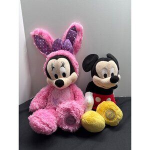 Disney Minnie & Mickey Mouse Plush Toys Set